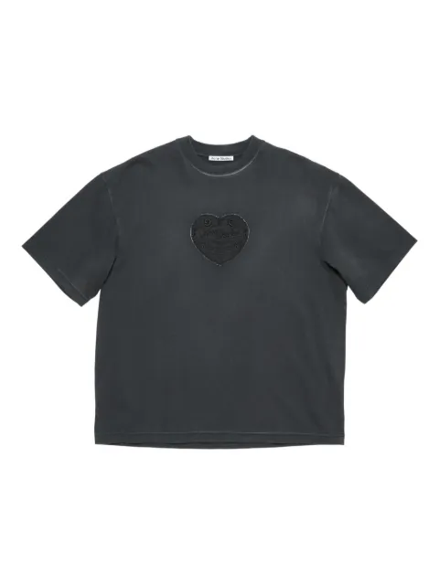 Acne Studios heart-patch T-shirt