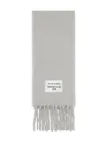 Acne Studios fringed scarf - Grey