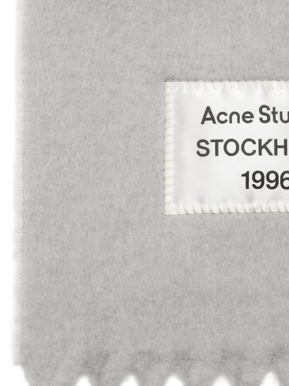 Acne Studios グレー フリンジスカーフ Acne Studios グレー フリンジスカーフ Acne Studios フリンジ