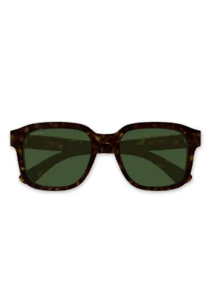 Gucci Eyewear スクエアフレーム サングラス | グリーン | FARFETCH JP