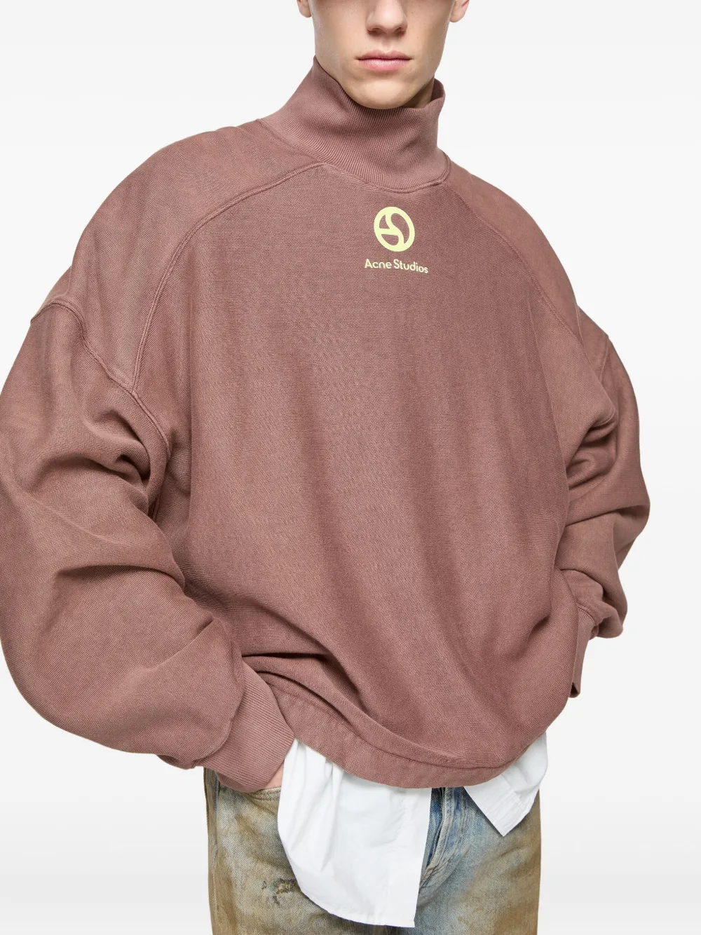 Acne Studios Coltrui met logo Bruin