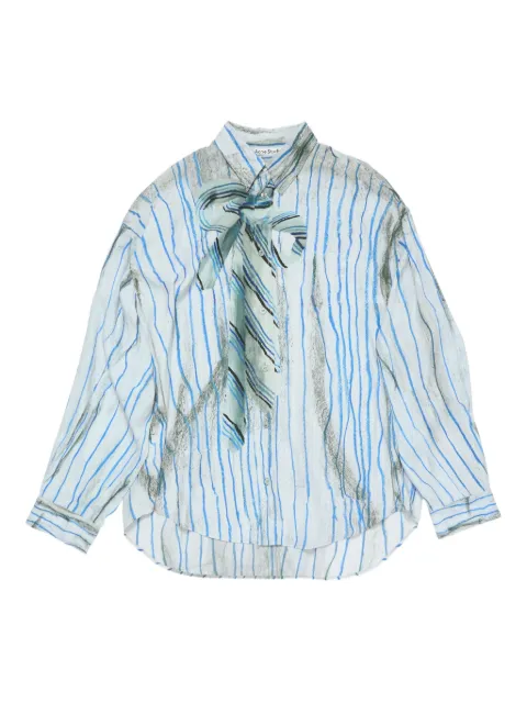 Acne Studios striped-pattern shirt