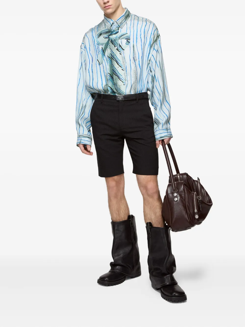Acne Studios Gestreept overhemd - Blauw
