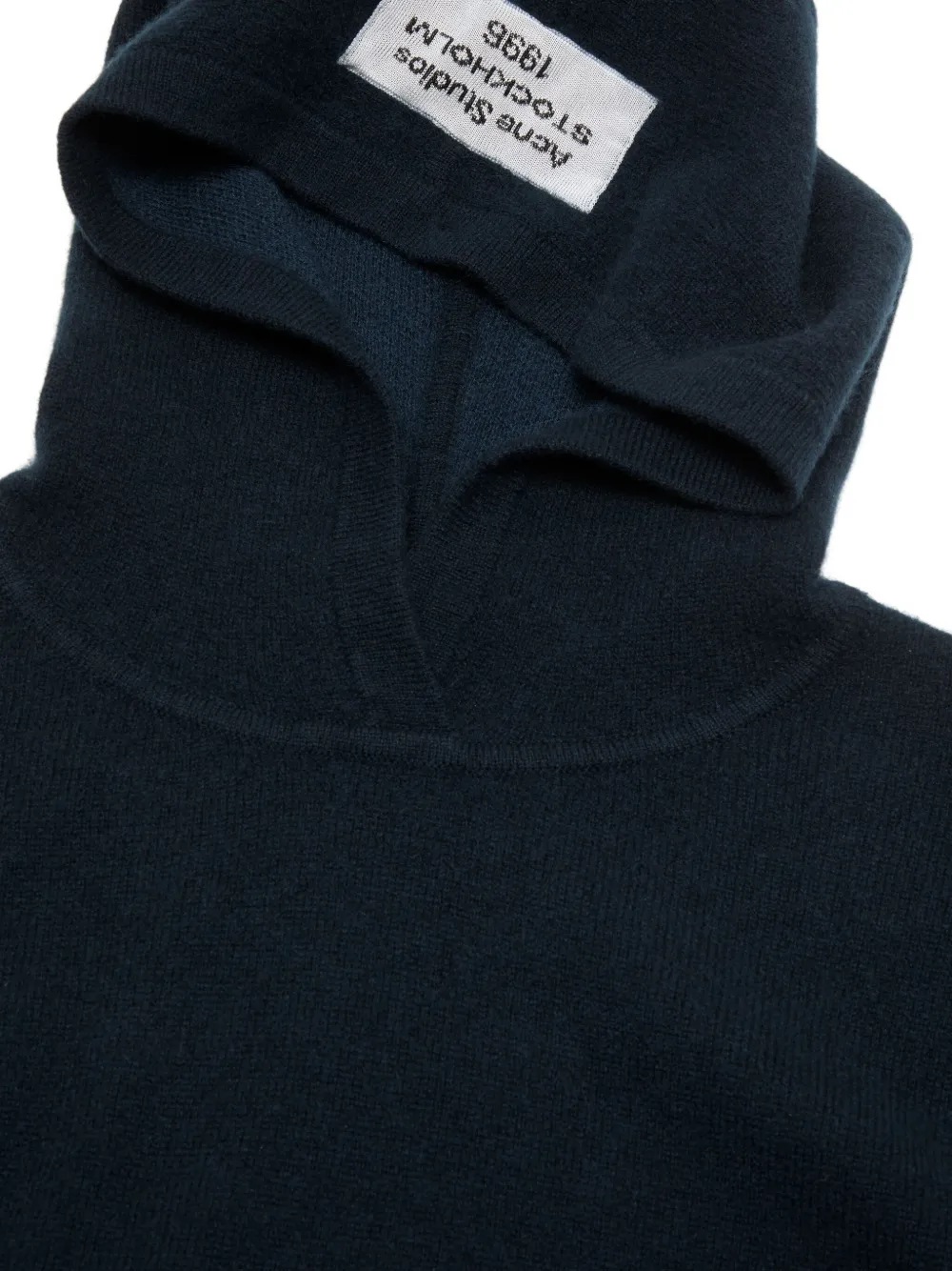 Acne Studios Hooded Sweater In Blue