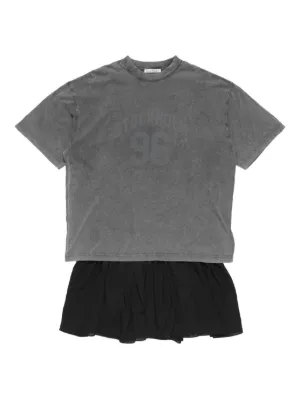 アクネストゥディオズ Tシャツワンピース Acne Studios アクネ ストゥディオス ロゴ Tシャツ ワンピース