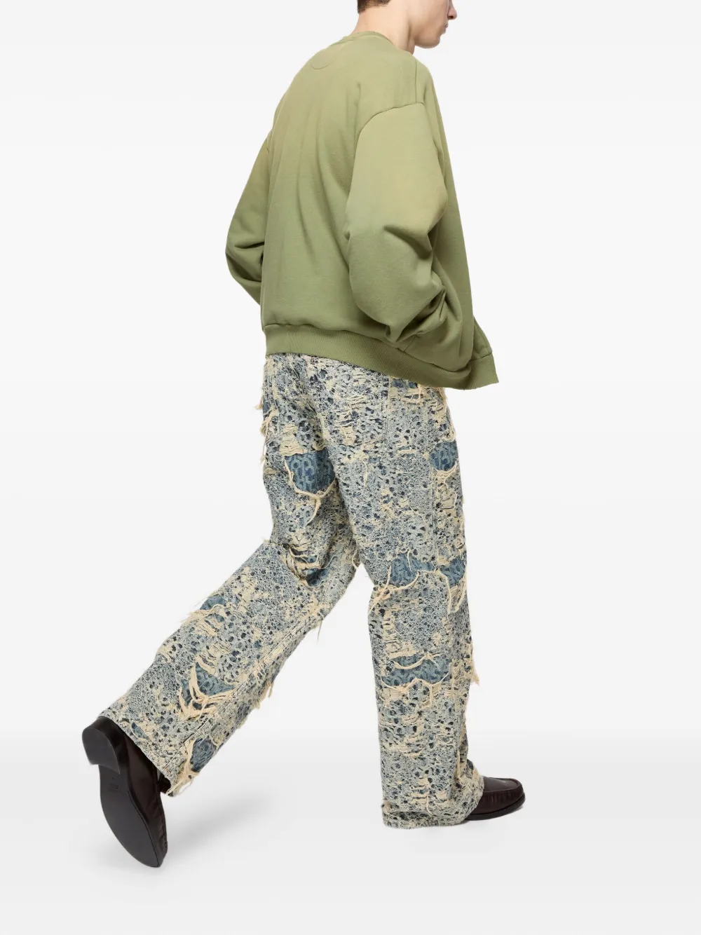 Acne Studios Vest met rits en logoprint Groen