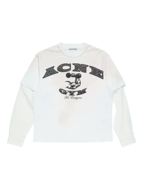 Acne Studios 레이어드 긴소매 티셔츠