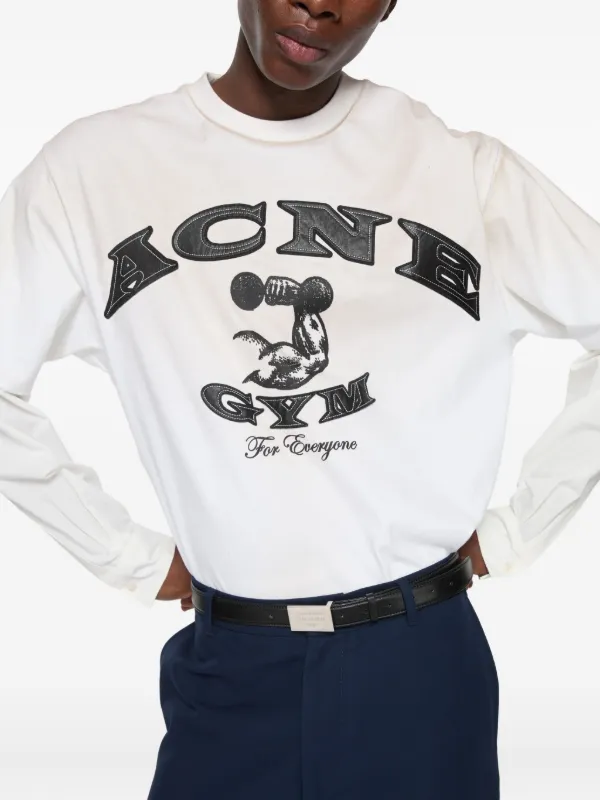Acne Studios Layered long-sleeve T-shirt | White | FARFETCH