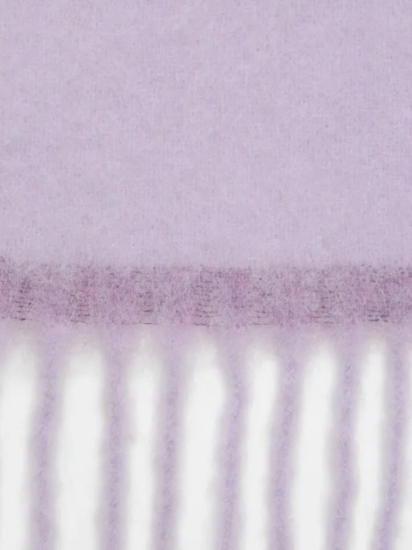 Acne Studios mohair-blend Scarf | Purple | FARFETCH