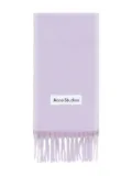 Acne Studios mohair-blend scarf - Purple