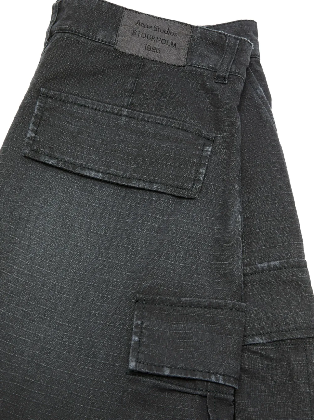 Acne Studios Cargo palazzo broek 900-BLACK