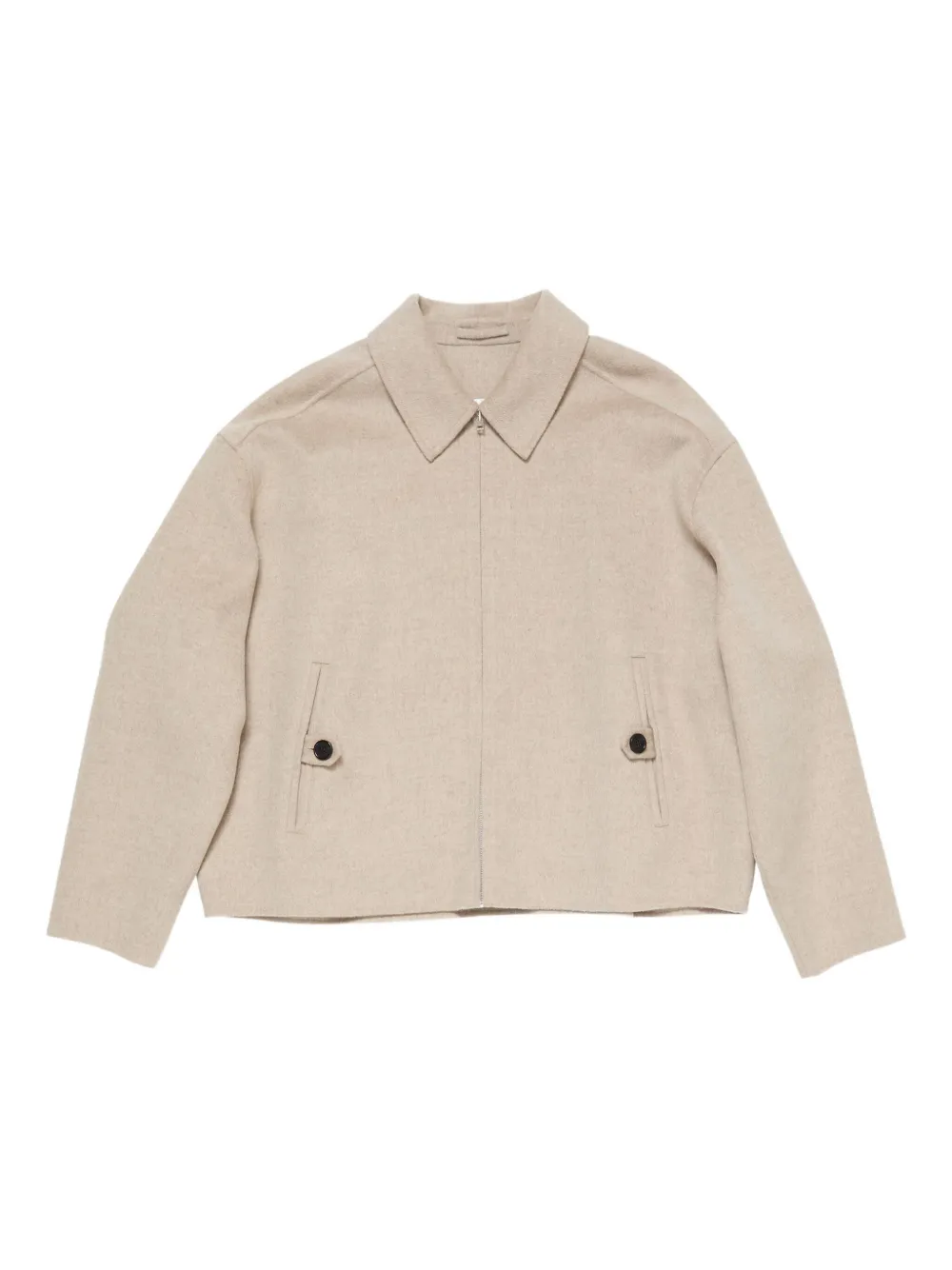 Acne Studios zip-front jacket Beige