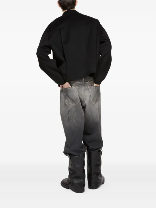 Acne Studios ジップアップ ジャケット | ブラック | FARFETCH JP