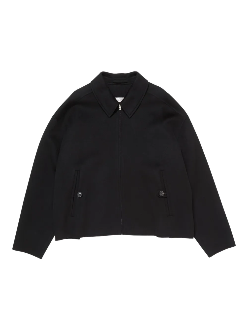 Acne Studios zip-front jacket Zwart