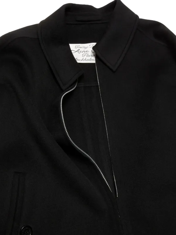 Acne Studios ジップアップ ジャケット | ブラック | FARFETCH JP