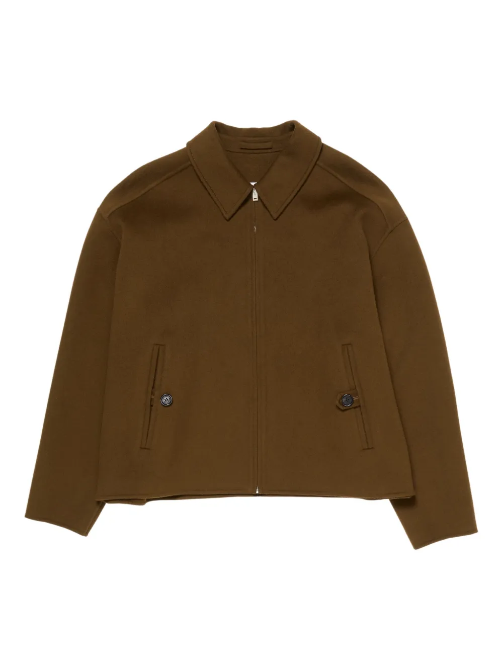 Acne Studios zip-front jacket Groen