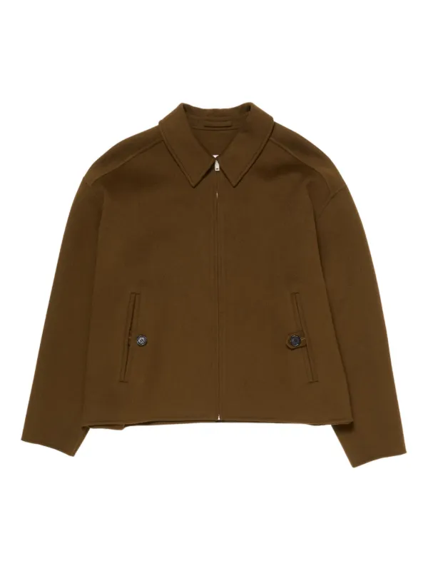 Acne Studios ジップアップ ジャケット | グリーン | FARFETCH JP