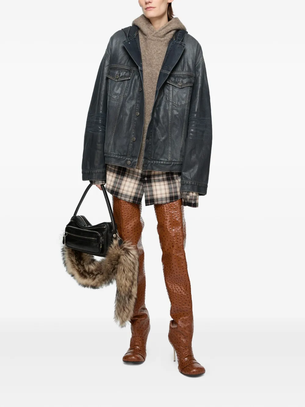Acne Studios hooded denim jacket | Denim Jackets | Image 2