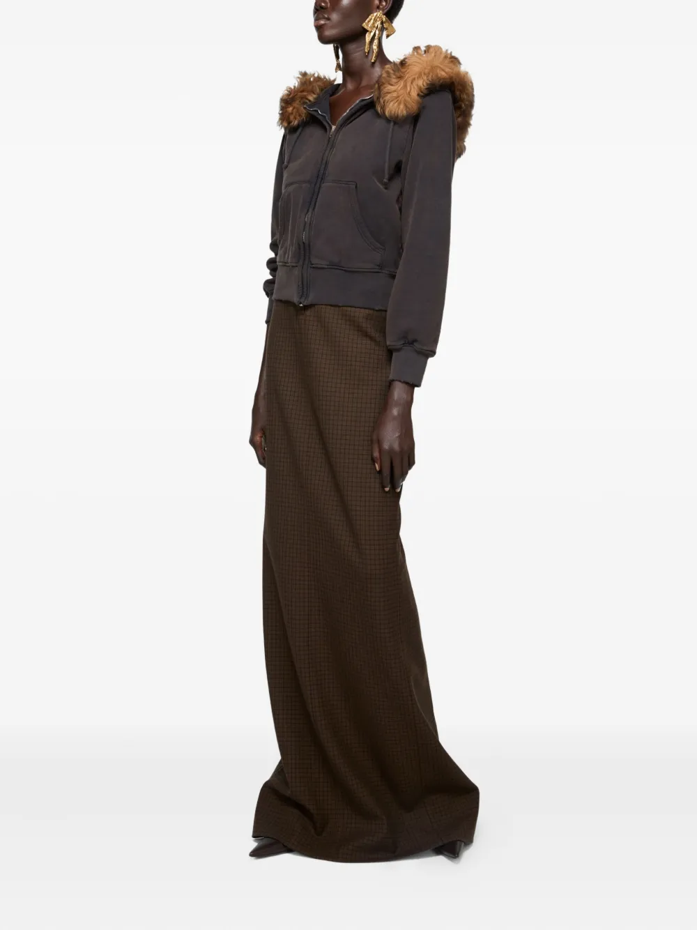 Acne Studios Hoodie met rits - Grijs