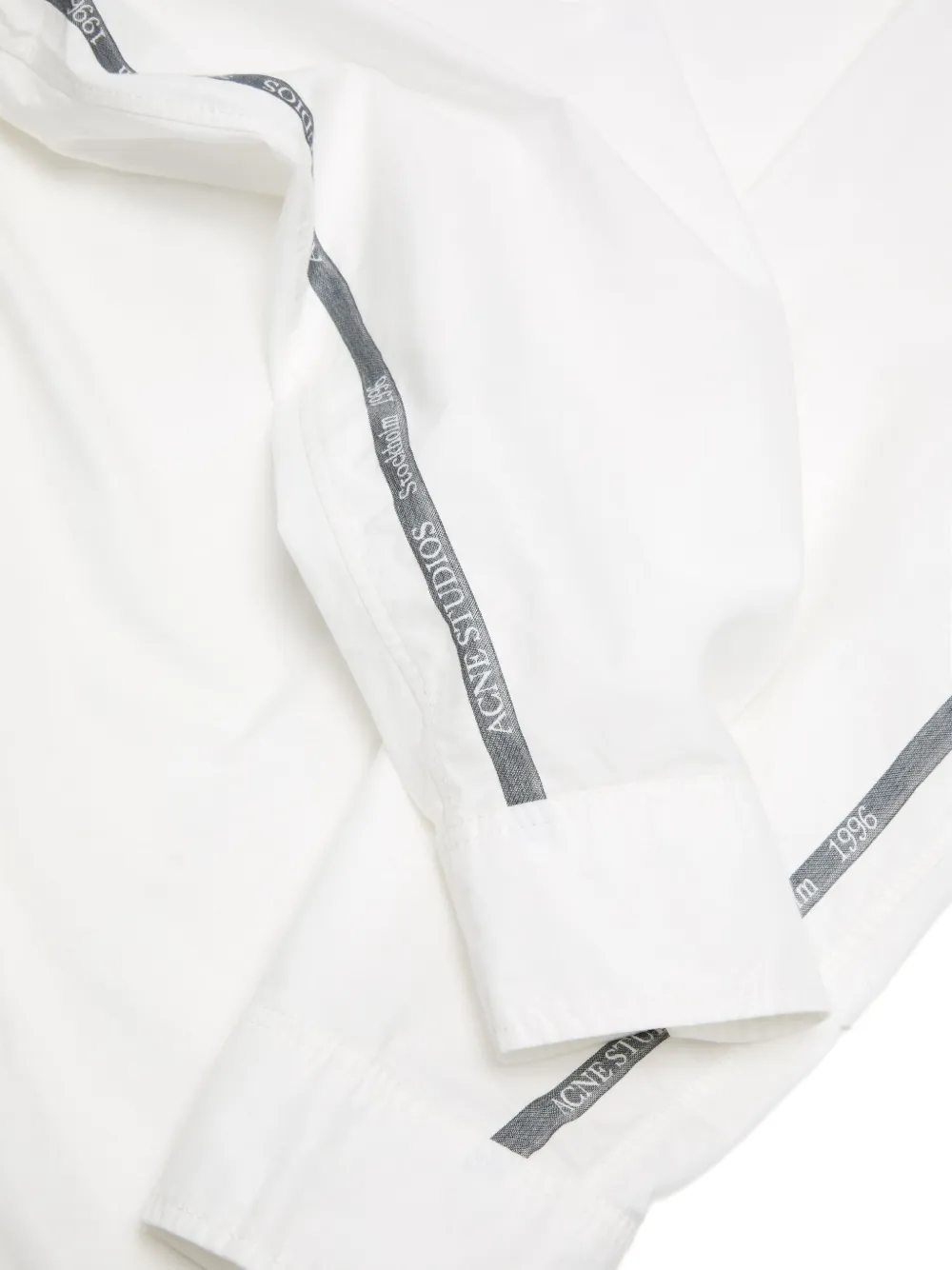 Acne Studios Overhemd met logodetail Wit