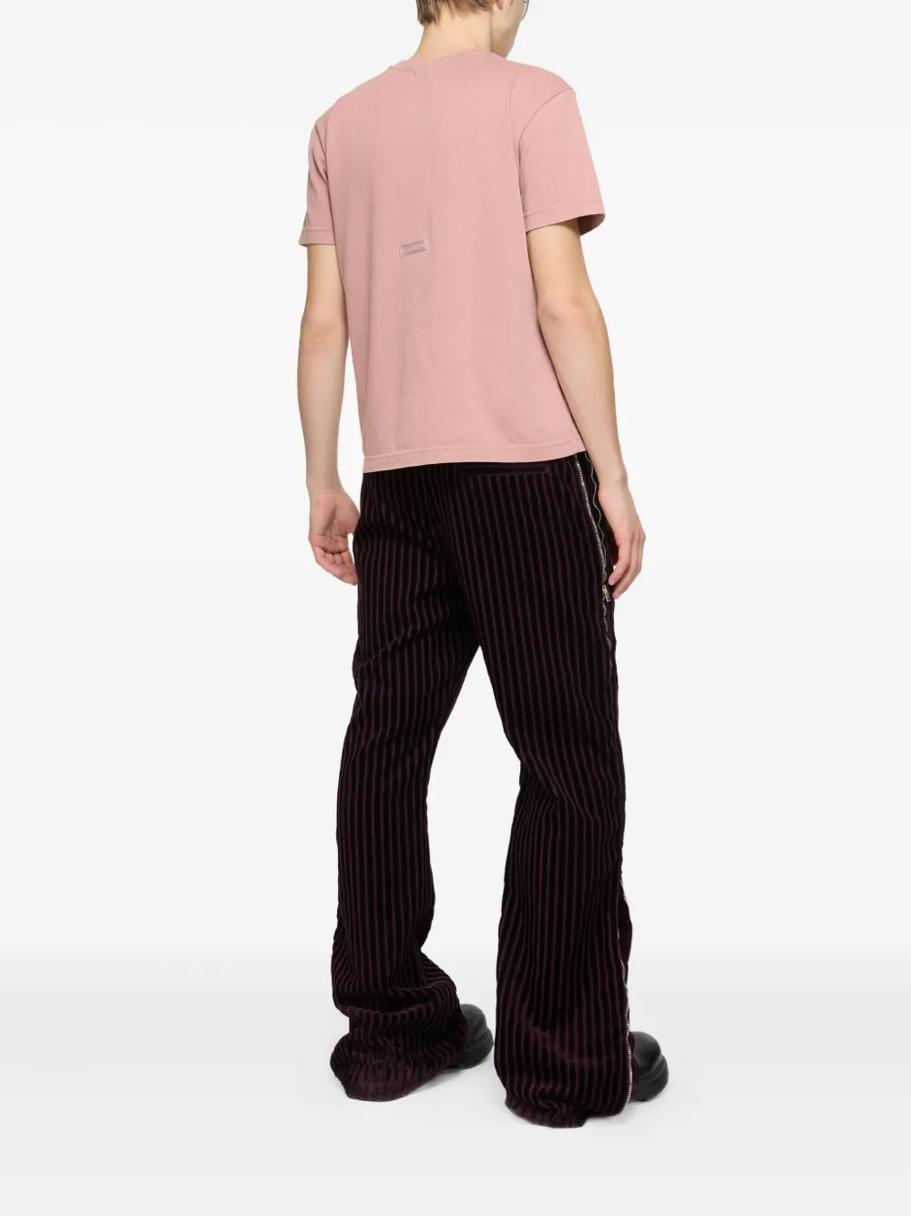 Acne Studios T-shirt met logopatch Roze