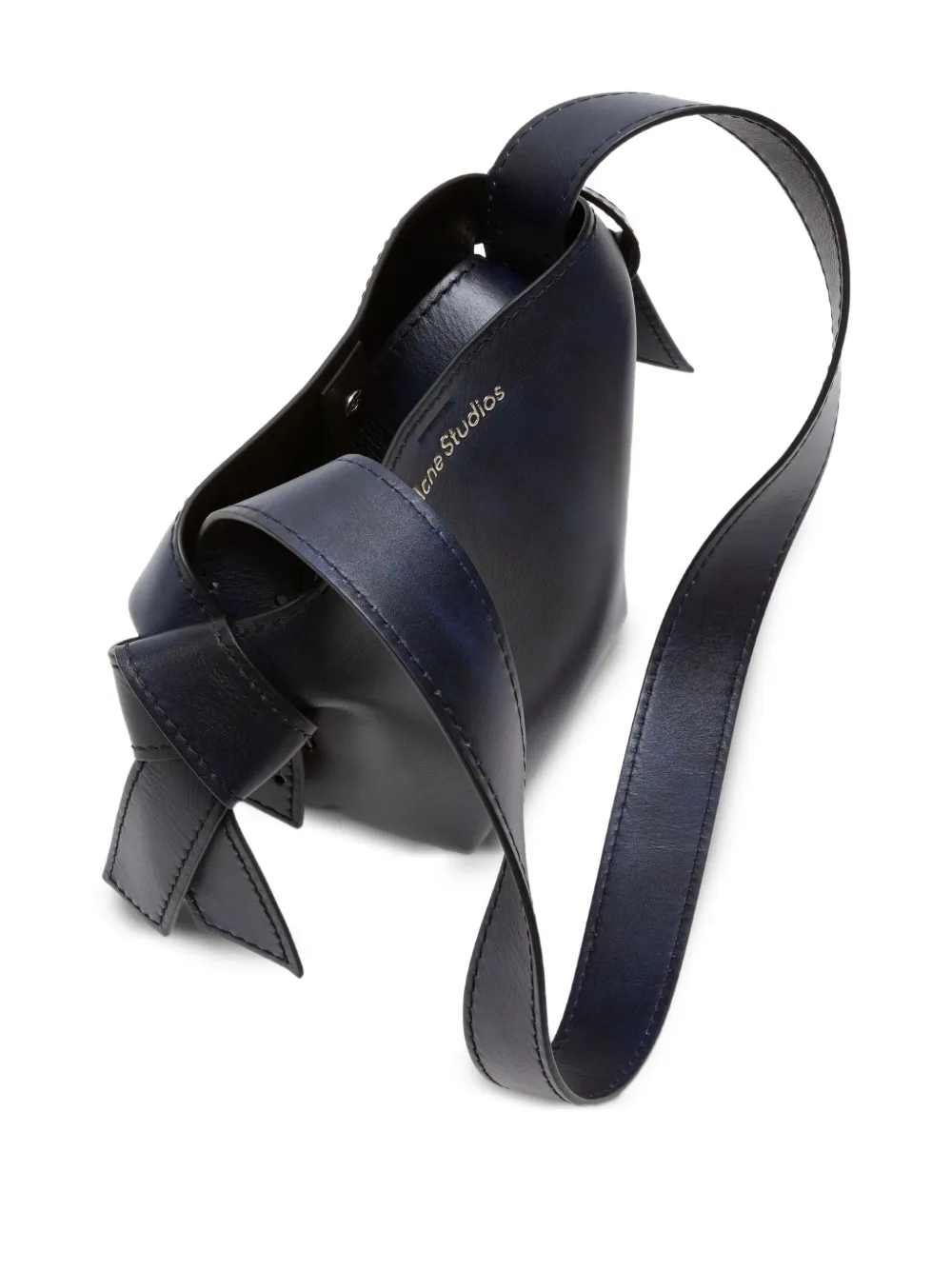 Acne Studios Musubi mini-shopper met geknoopt detail Zwart
