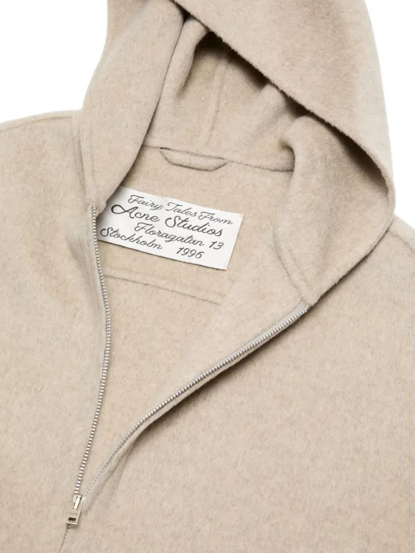 Acne Studios zip-up Hoodie | Neutrals | FARFETCH