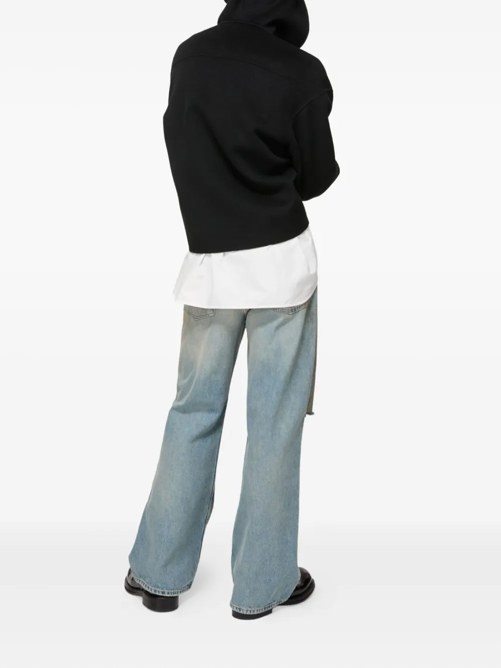 Acne Studios Trui met capuchon Zwart