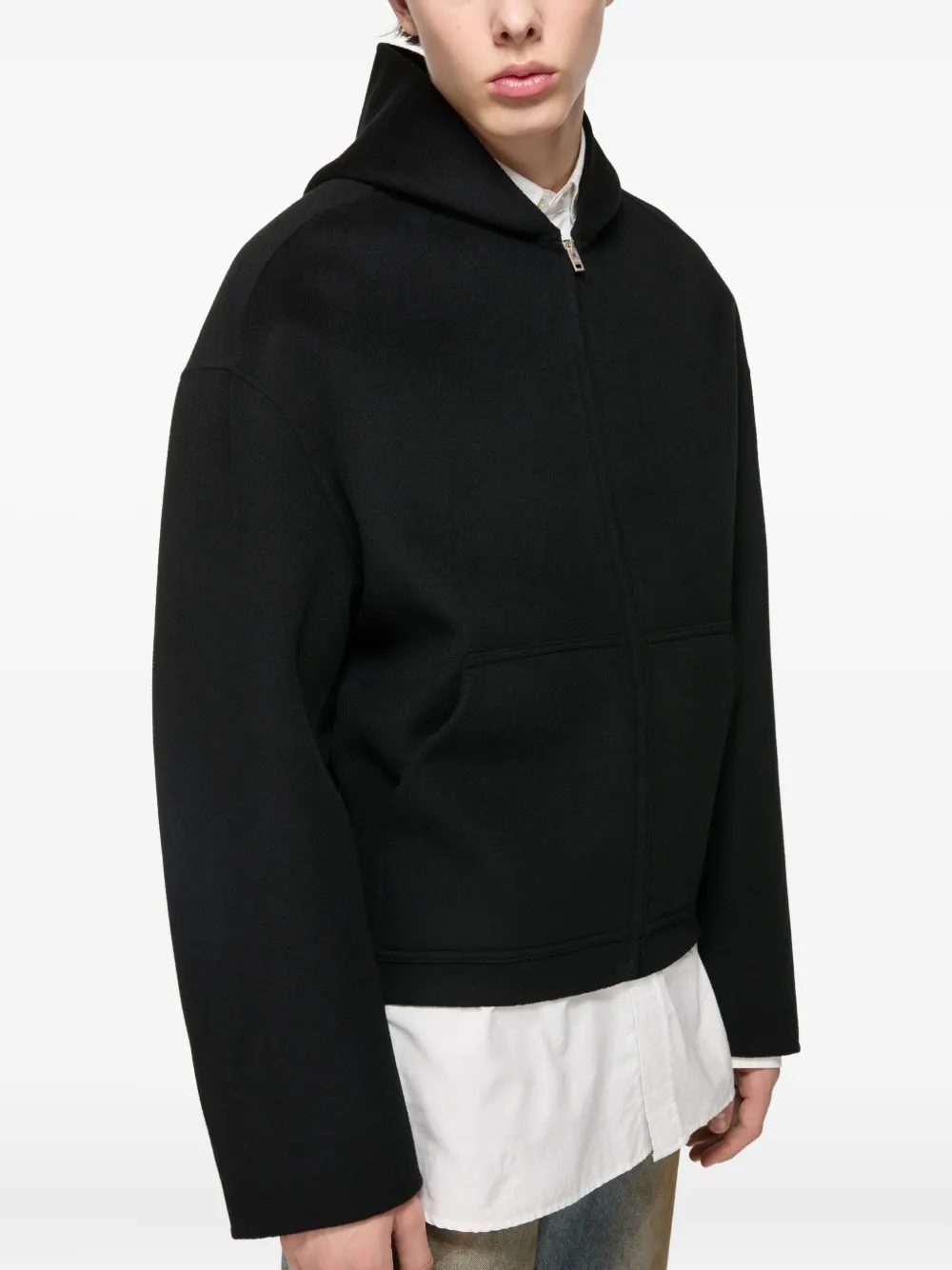 Acne Studios Trui met capuchon Zwart