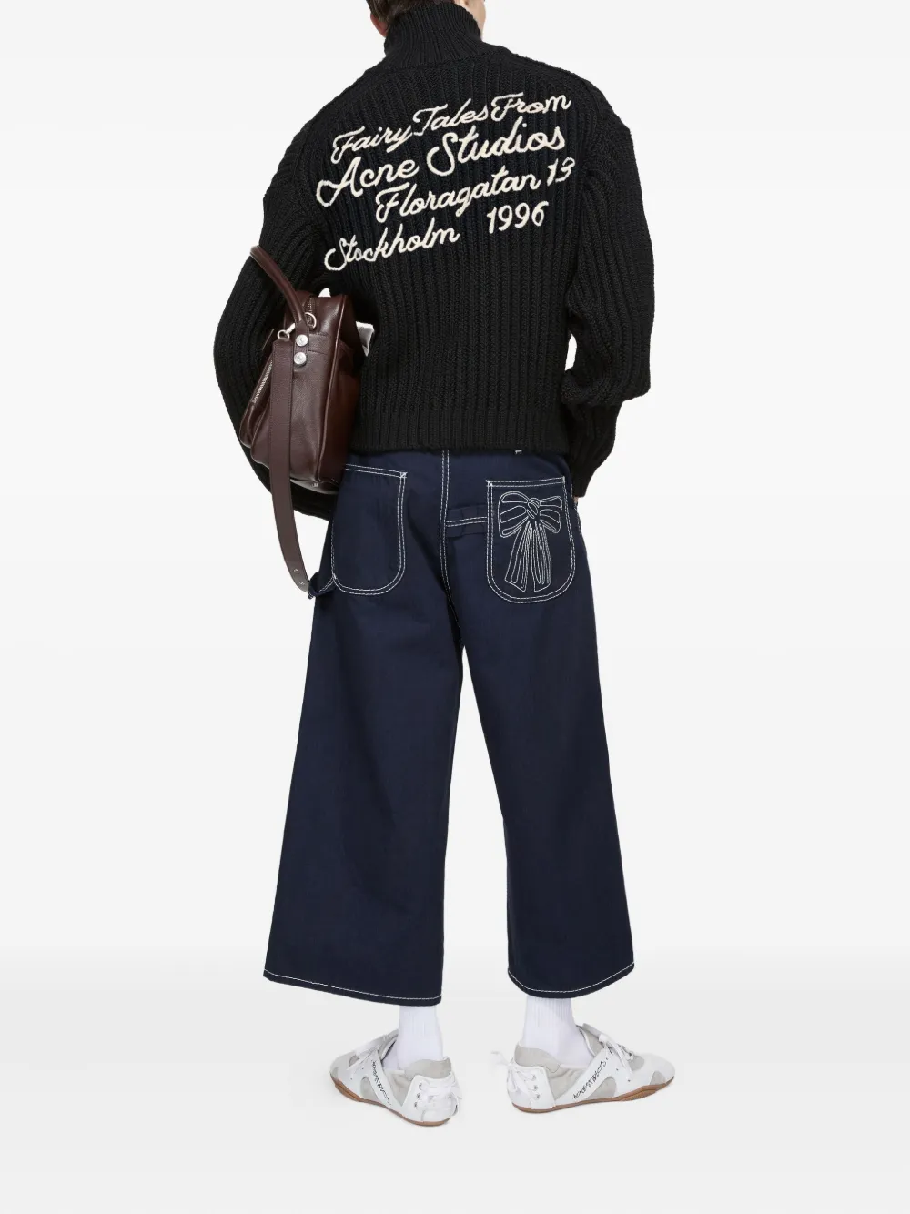 Acne Studios Vest met rits Zwart