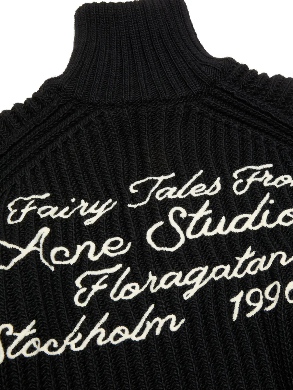 Acne Studios Vest met rits Zwart