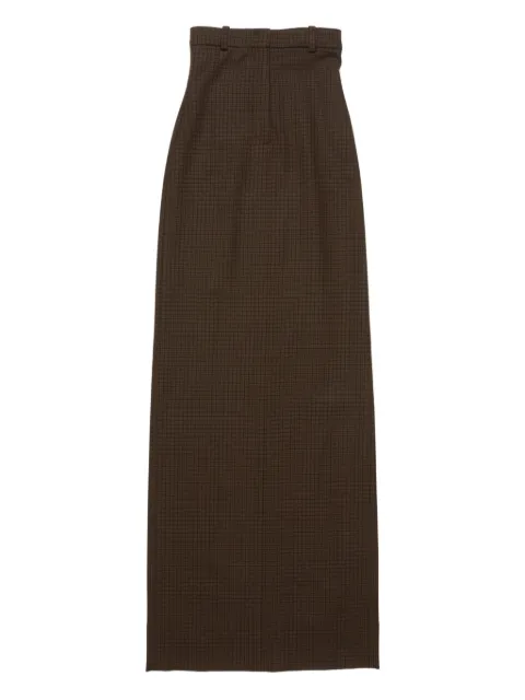 Acne Studios high-waisted checked skirt
