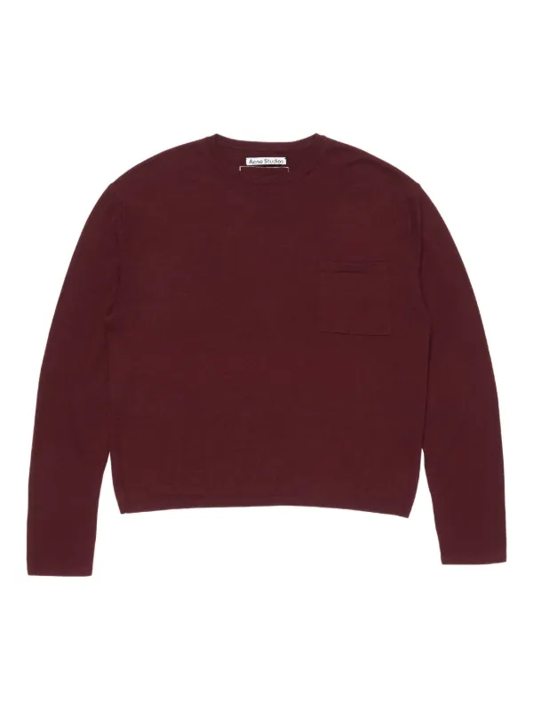 Acne Studios カシミア セーター | レッド | FARFETCH JP