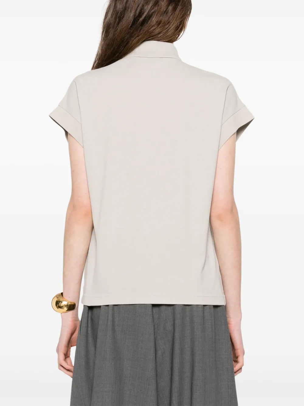 Saint Laurent Cassandre poloshirt Beige