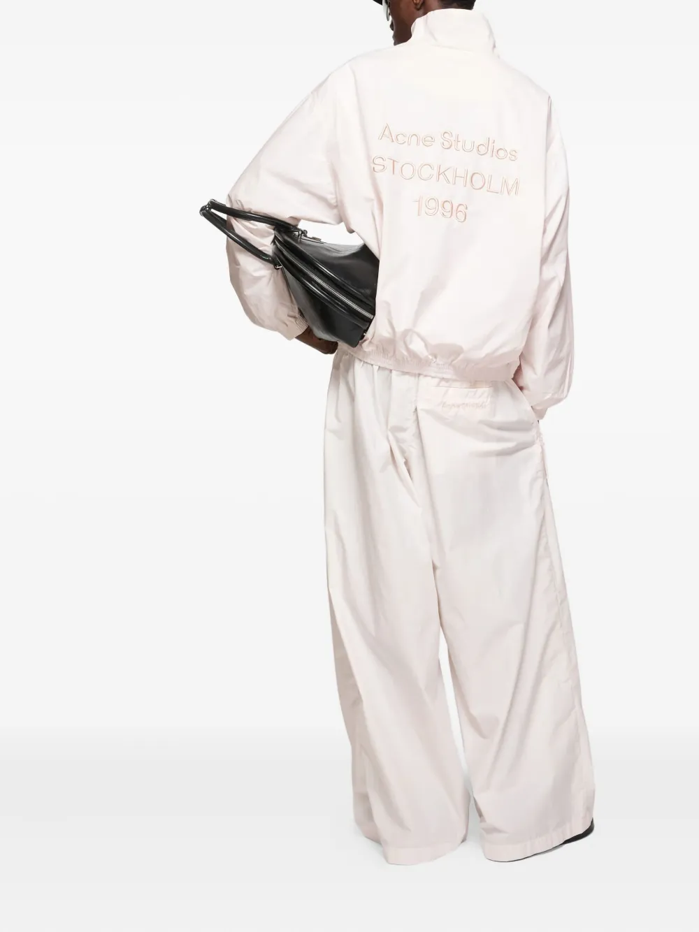 Acne Studios Taffeta broek Beige