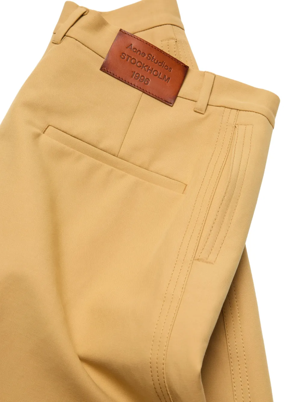 Acne Studios Broek van biologisch katoen Bruin