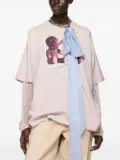 Acne Studios teddy-bear-print T-shirt - Pink