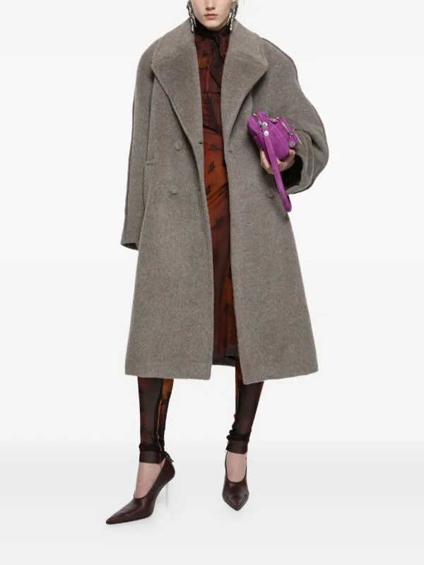 大人気のAcne Studios ウール ダブルフェイスガウンコート 大人気のAcne Studios ウール ダブルフェイスガウンコート
