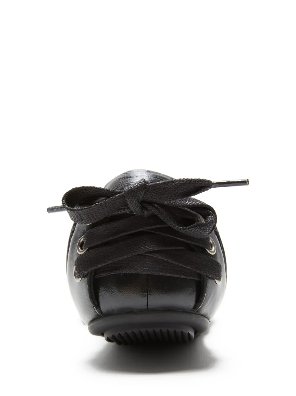 Acne Studios レースアップ レザースニーカー | ブラック | FARFETCH JP