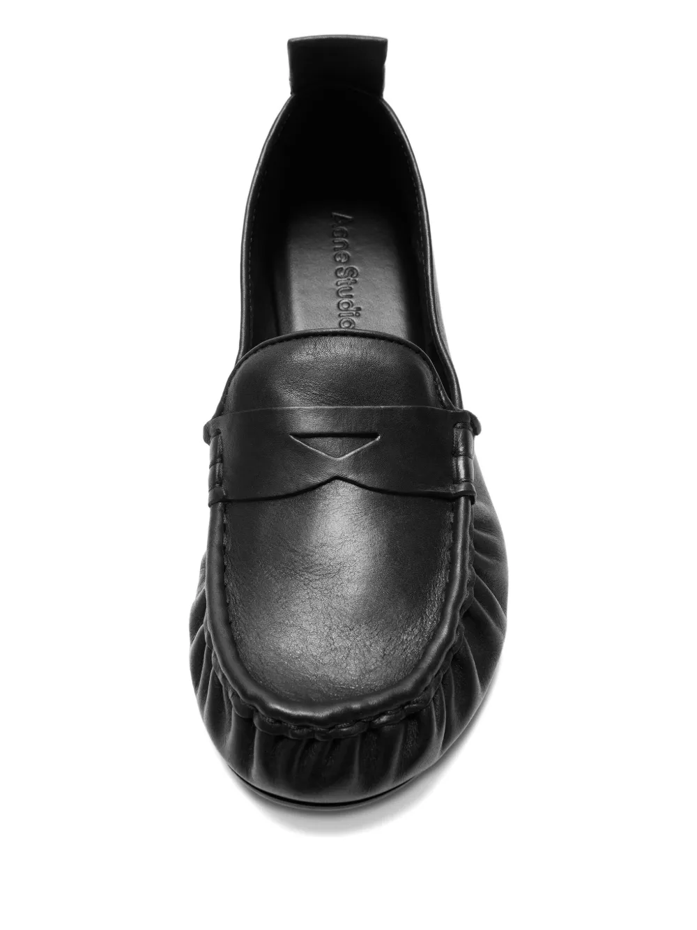Acne Studios Penny-slot Leather Loafers In Multi
