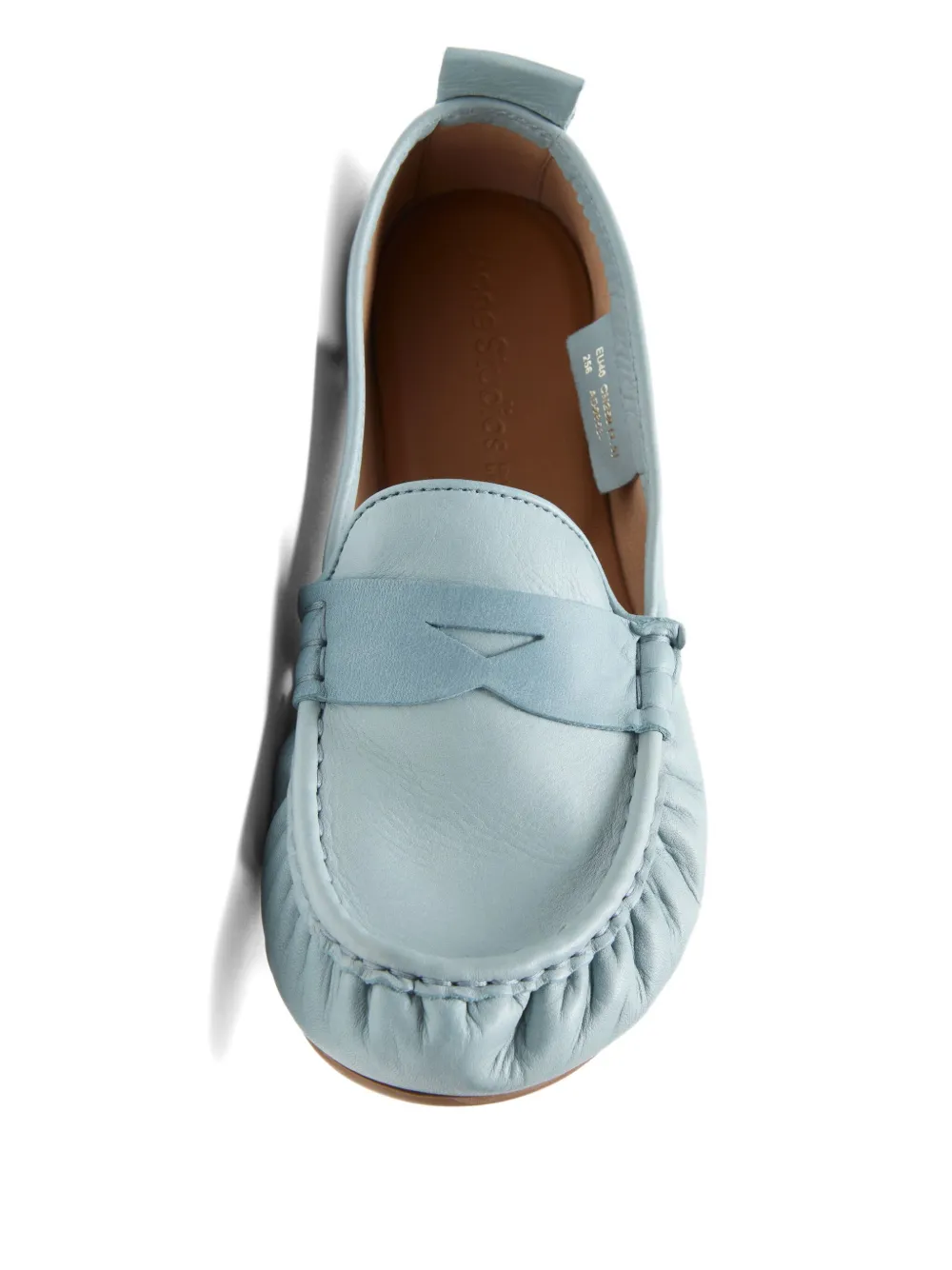 Acne Studios Ruched Loafers In Blue