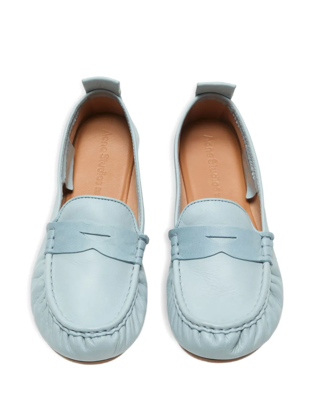 Acne Studios ruched loafers - Blauw