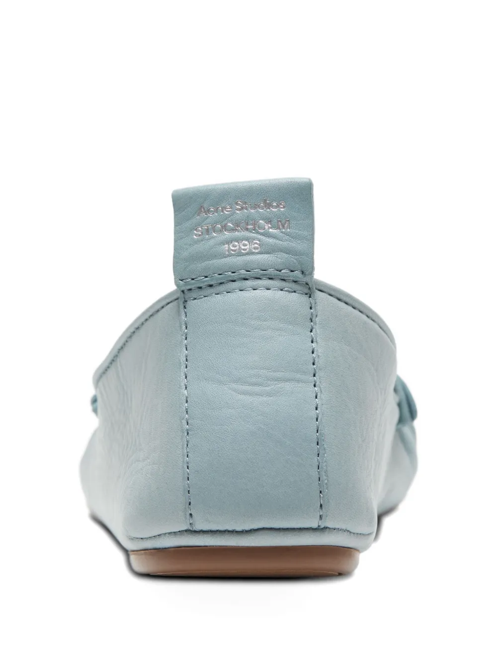 Acne Studios Ruched Loafers In Blue