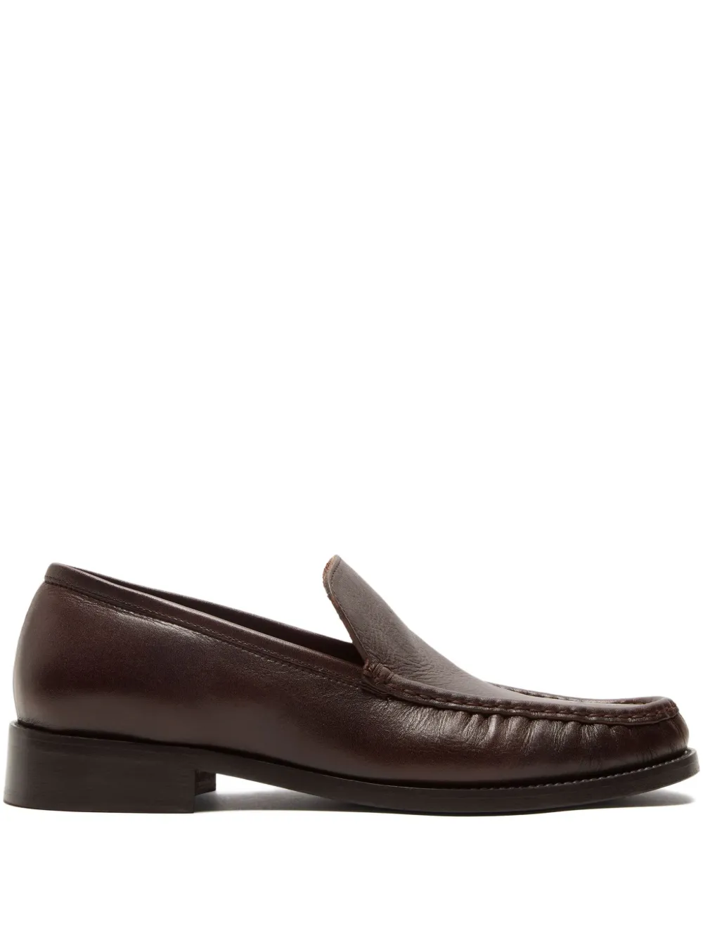 Acne Studios leather slip-on loafers | Brown | Image 1