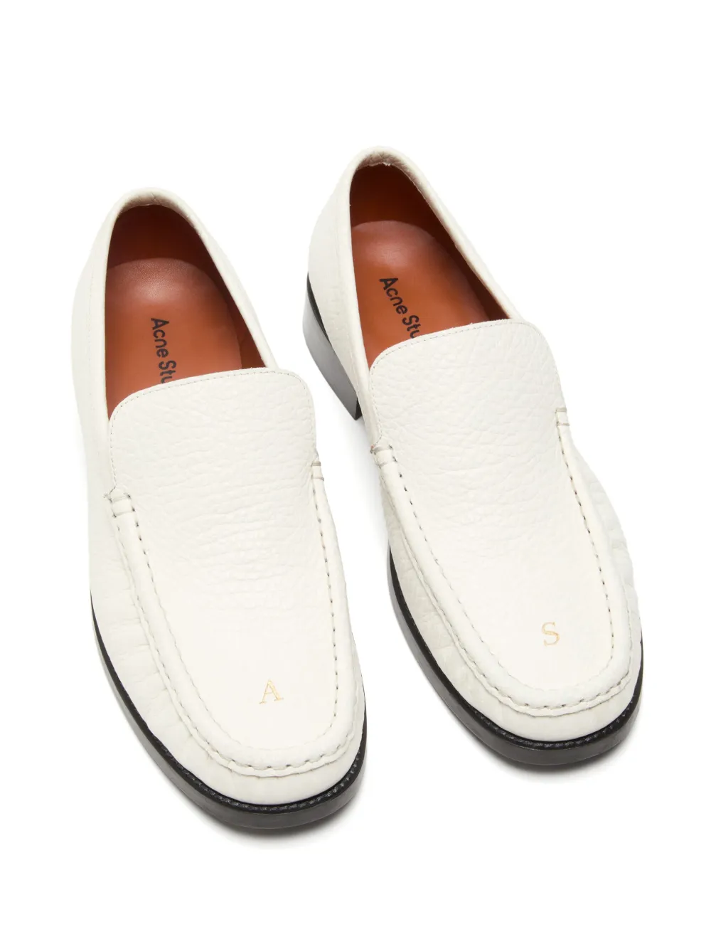Acne Studios Leren loafers - Wit