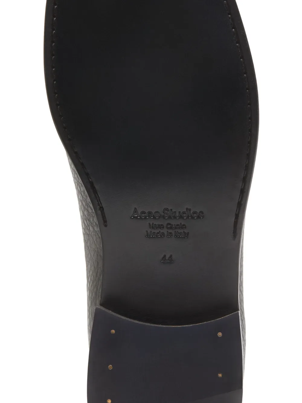 Acne Studios Leren loafers Zwart