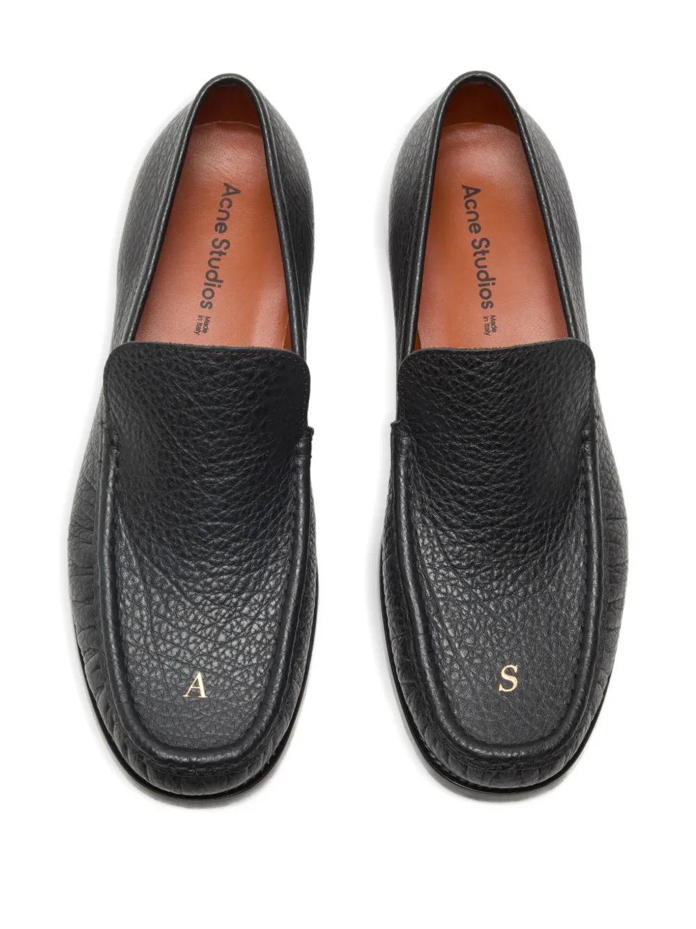 Acne Studios Leren loafers - Zwart