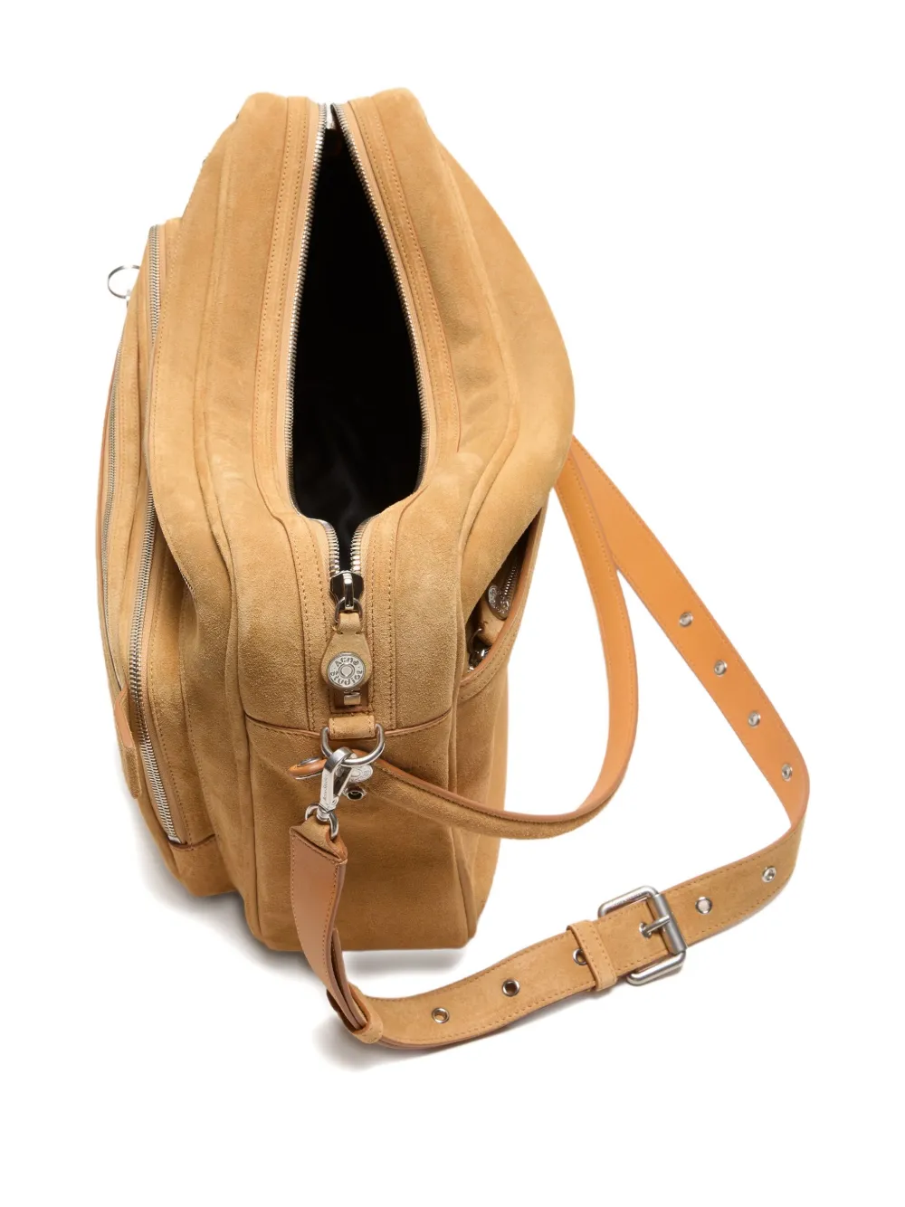 Acne Studios Camero leren schoudertas - Bruin