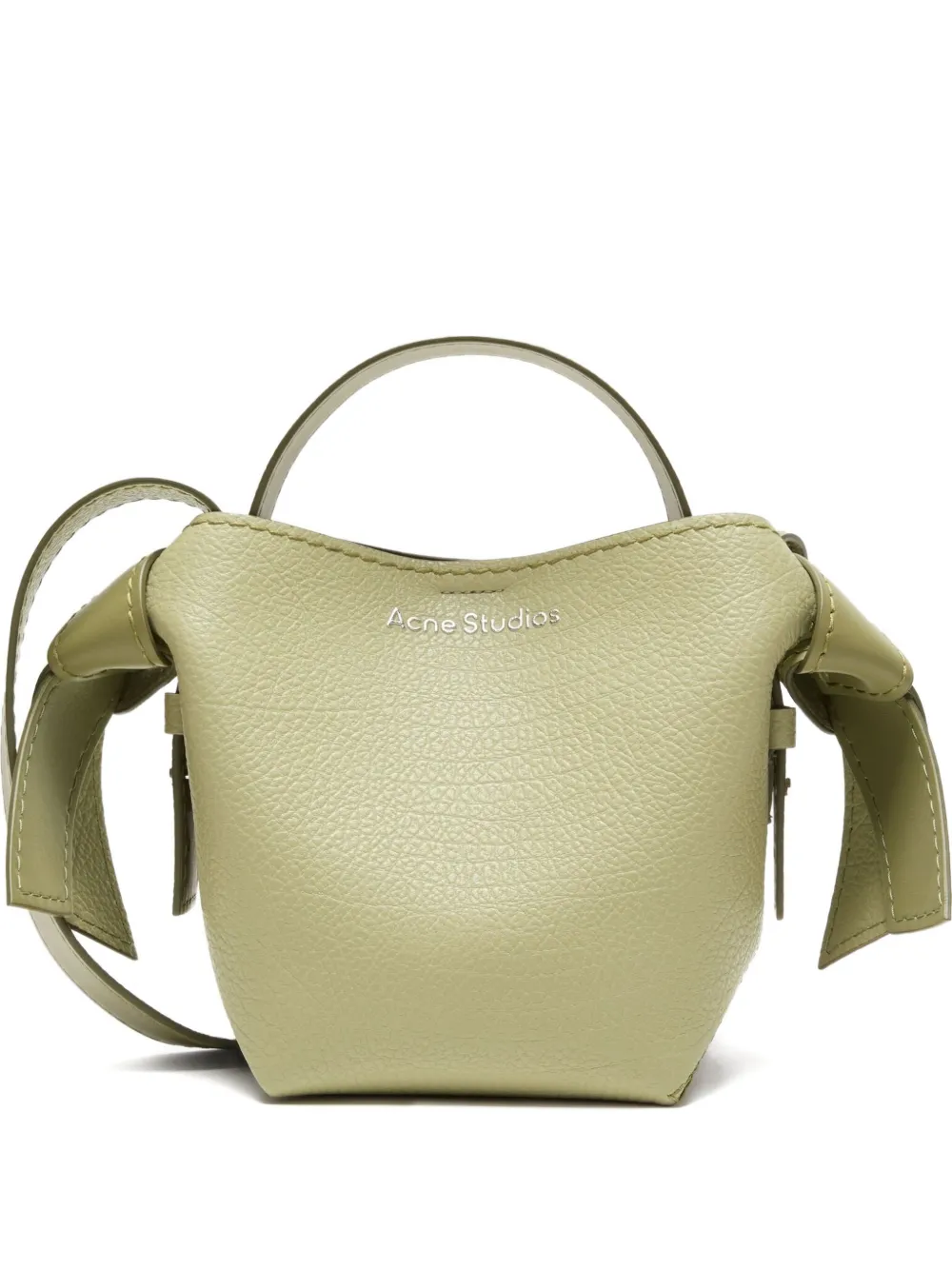 Acne Studios mini Musubi leather shoulder bag | Green | Image 1