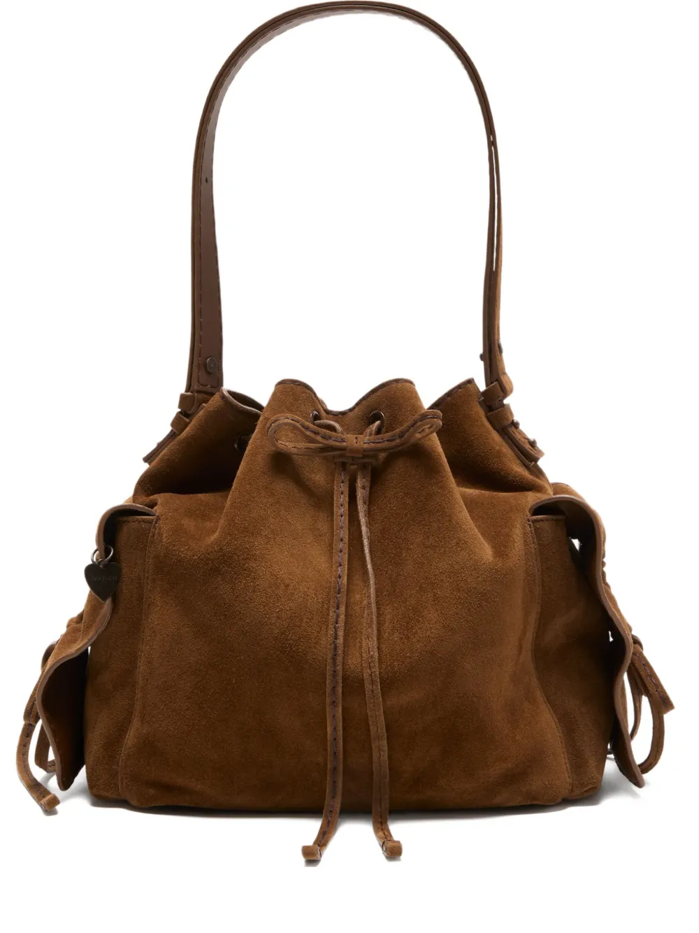 Acne Studios Multipocket Shoulder Bag In Brown